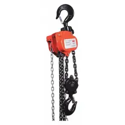 DAYTON 29XP35 MANUAL CHAIN HOIST,6000 LB.,LIFT 20 FT.