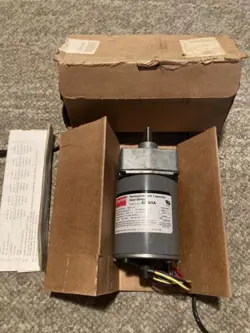 DAYTON PERMANENT SPLIT CAPACITOR GEAR MOTOR 4Z065A 1/25 HP