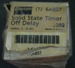TIMER OFF DELAY