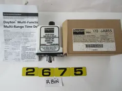 DAYTON 5X829F SOLID STATE TIME DELAY RELAY