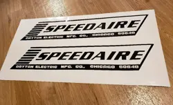 REPLACEMENT DECALS