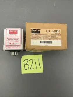 DAYTON 6A855 SOLID STATE TIME DELAY RELAY - ECS