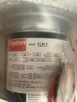 90 VDC MOTOR