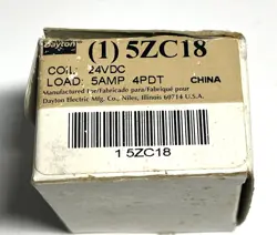 24VDC 5AMP 4PDT
