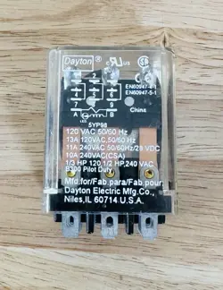 DAYTON 5YP82 120VAC RELAY