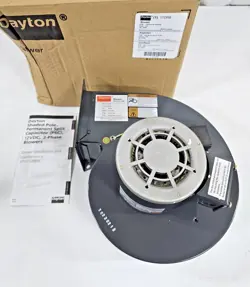 DAYTON 1TDR8 RECTANGULAR OEM BLOWER 1550 RPM 1 PHASE DIRECT ROLLED STEEL