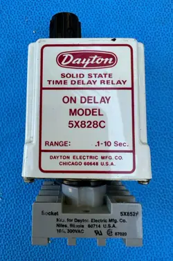 5X828C DAYTON SOLID STATE DELAY RELAY