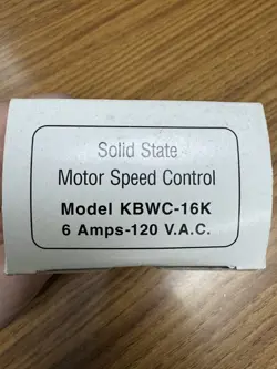 DAYTON MOTOR SPEED CONTROL