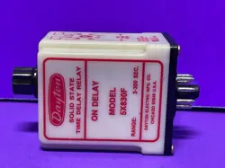 DAYTON 5X830F SOLID STATE TIME DELAY RELAY 3-300 SEC