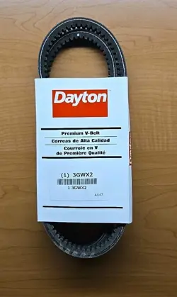 NEW DAYTON V-BELT 3L190G, 19” OUTSIDE LG, 3/8” TOP W 7/32” THICK NOS BMC 65