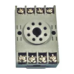 DAYTON 5X852E 8 PIN 10 AMPS 300VAC RELAY SOCKET