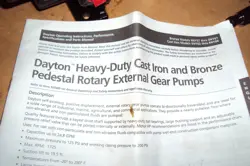 GEAR PUMP HEAD