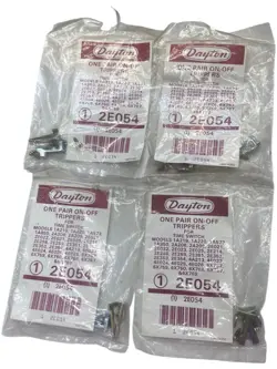 DAYTON 2E054 ONE PAIR ON-OFF TRIPPERS (LOT OF 4 PACKS) **SALE**