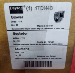VOLT AC BLOWER.