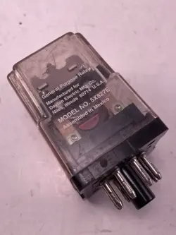 DAYTON 5X827E GENERAL PURPOSE RELAY, USED