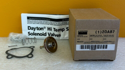DAYTON 2DAB7 VALVE REBUILD KIT + MANUAL, FOR 2A199 SERIES VALVES. NEW IN BOX!