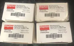 DAYTON 4MFD OVAL CAPACITOR. LOT OF 4