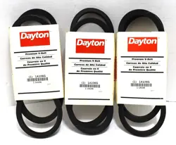 LOT  OF 3 DAYTON PREMIUM V-BELT 1A106G