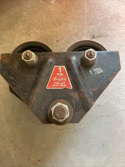 DAYTON 2Z616A 1 TON TROLLEY