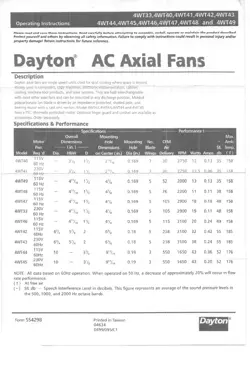 DAYTON 4WT40