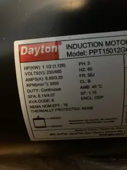 HP 3450 RPM