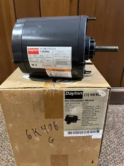 NEW GENUINE DAYTON 6K406J AIR CIRCULATOR ELECTRIC MOTOR 115V 1/4 HP