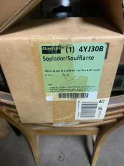 DAYTON #4YJ30B, FREE SHIPPING TO LOWER 48, WITH WARRANTY