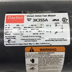 1/4HP 1725RPM
