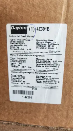 NAMEPLATE RPM 493