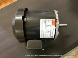 NEW NO BOX DAYTON 2N866BA ELECTRIC INDUSTRIAL MOTOR 3/4 HP FREE SHIPPING