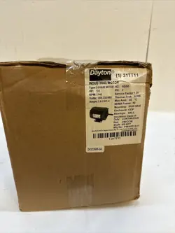 DAYTON 31TT11 1/2 HP 3PH 208-230/460V ODP ELECTRIC MOTOR 5/8 SHAFT 1140 RPM