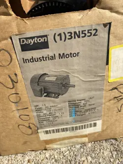 DAYTON INDUSTRIAL MOTOR 3N552 HP1.5