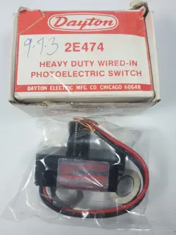 DAYTON 2E474 HEAVY DUTY WIRED-IN PHOTOELECTRIC SWITCH