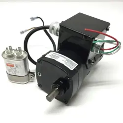 DAYTON 6A195B SPLIT CAPACITOR AC GEARMOTOR 115VAC, 1/20HP, 17:1 RATIO, 95RPM