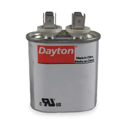 DAYTON 2MDY4 MOTOR RUN CAPACITOR,4  MFD,2 11/16