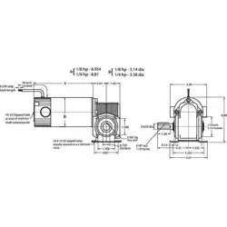 GEARMOTOR 55 IN-LB