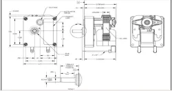 DAYTON MODEL 52JE27 GEAR MOTOR 7 RPM 1/150 HP 115V
