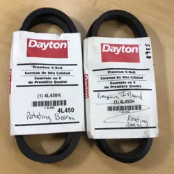 LOT OF 2 - DAYTON 4L450H / 4L450 PREMIUM V-BELTS (5368)