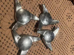 4 DAYTON 3 BAR CHROME WIRE WHEEL