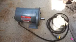 DAYTON  GEAR MOTOR 1PH 1/4HP 5K939 3/4