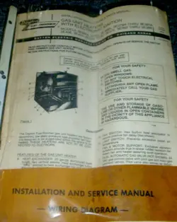 DAYTON 3E382 GAS HEATER PARTS CATALOG, INSTALLATION, & SERVICE REPAIR MANUAL XZ