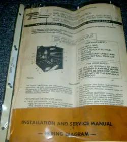 DAYTON 3E375 GAS HEATER PARTS CATALOG, INSTALLATION, & SERVICE REPAIR MANUAL XZ