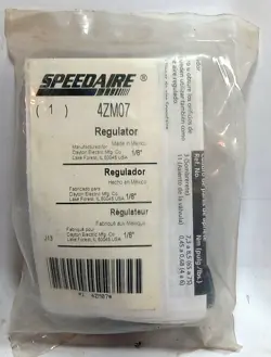 1 NEW SPEEDAIRE DAYTON 4ZM07 1/8” NPT AIR REGULATOR NNB ***MAKE OFFER***
