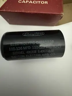 CAPACITOR 105-126MFD