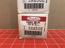 DAYTON 5X850E POWER RELAY SPST-NO-DM 120V AC 60HZ NEW