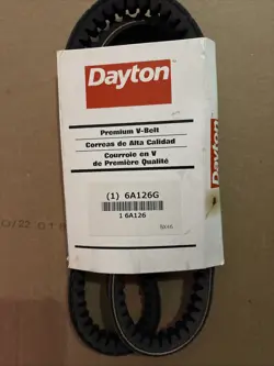 DAYTON V-BELT 6A126G  NEW…