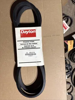 LOT OF 3 NEW DAYTON 6A157G PREMIUM V-BELTS, B67 NEW…