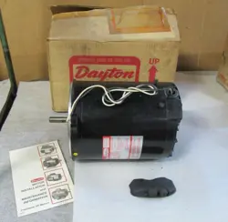 NEW DAYTON SPLIT PHASE OIL BURNER MOTOR 6K865A 1/3 HP 1725RPM 115V 1PH 56N