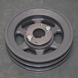 AMEC V-BELT PULLEY 2BK67H, 2 GROOVE, 6.45