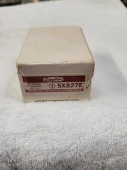 NEW IN BOX DAYTON 5X827E 12A, 120V OCTAL RELAY